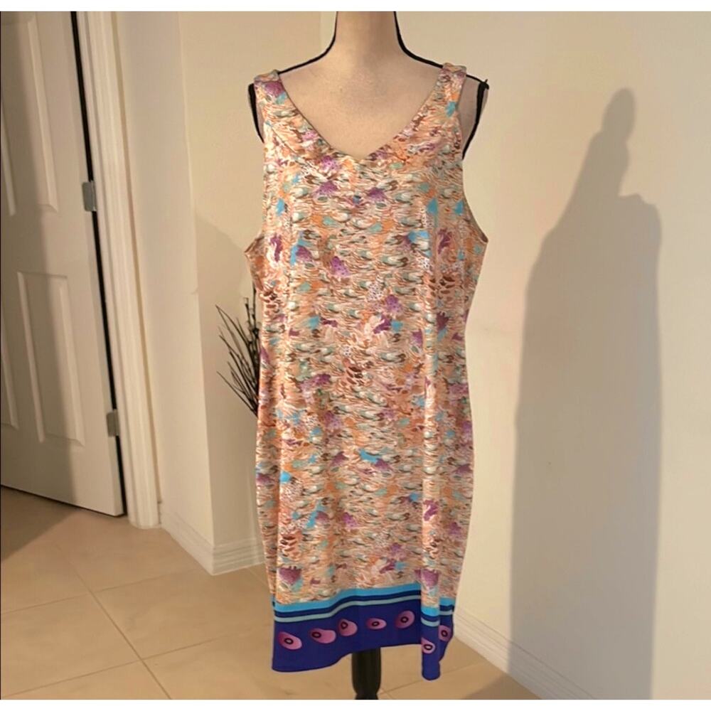 Women's Guy Harvey Dry-Fit Printed Design Dress Size 2X